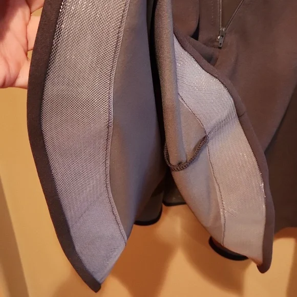 Gray womans mini formal dress size small - Picture 5 of 9